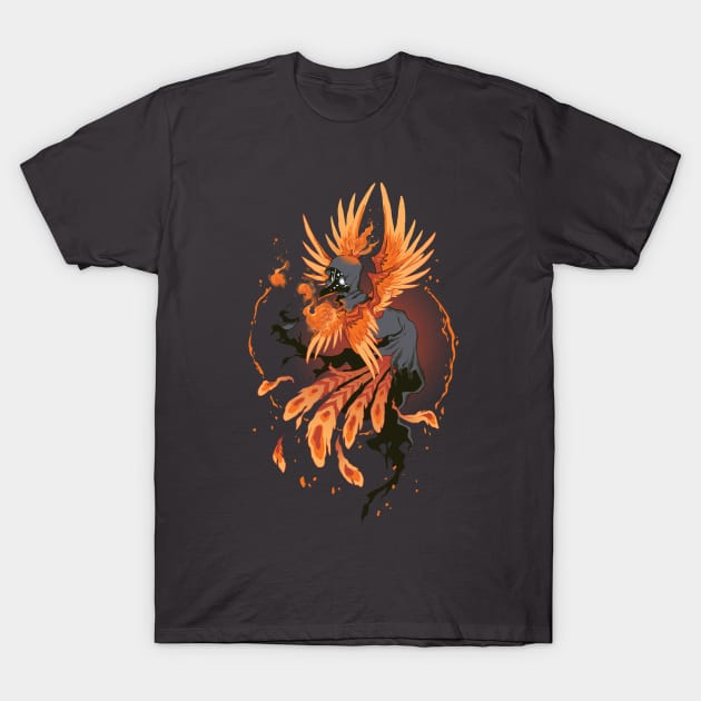 Avian Arsonist T-Shirt by Dooomcat